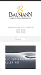 Mobile Screenshot of baumann-vs.de